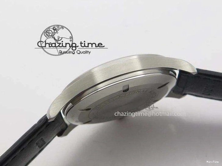 MIROTIME 0516 Mark XVI 1:1 Best Edition MK Maker SS Black Dial A2892 On Black Leather Strap Chic 7371